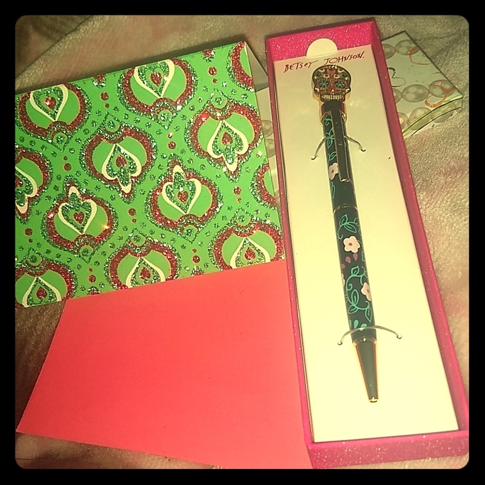 Betsey Johnson "The Day of the Dead" writing pen.
